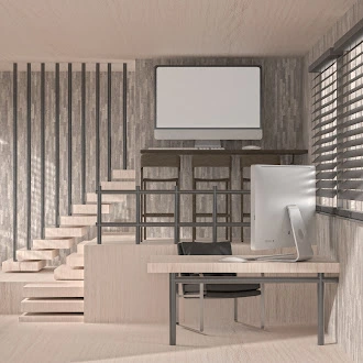 Basement Home Office